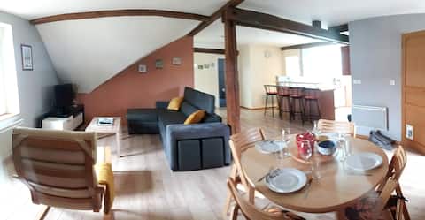 Spacious, quiet T3 with garden