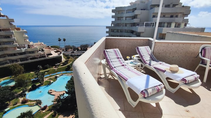 Benal Beach Apt With Sunny Terrace And Water Park - Benalmádena