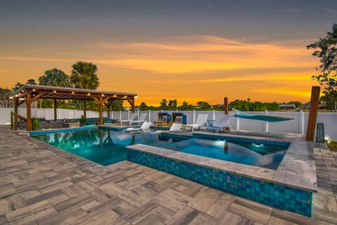 Tranquil Retreat w/heated pool, spa, & pool table