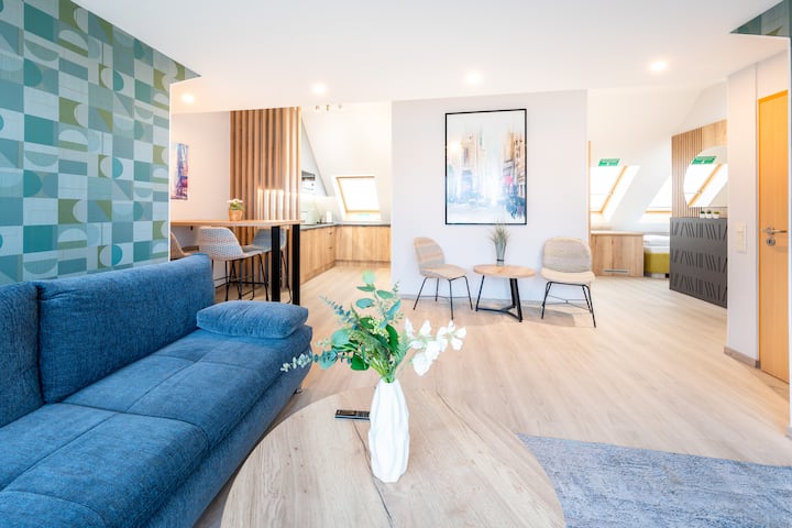 Apartment453 Mit Terrasse, Küche, Klima Und Studio - Düsseldorf