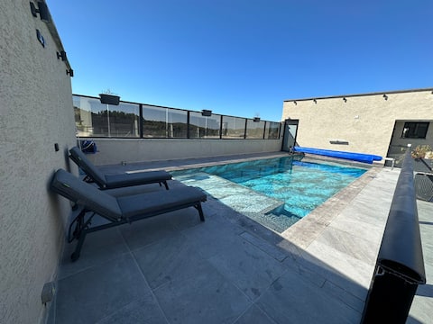 Royal Suites Dalia-complex with 4 suites, pool and safe room