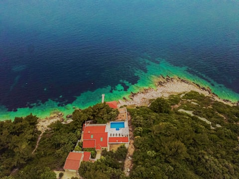 Villa Ragusea Near Dubrovnik Private Beach & Pool