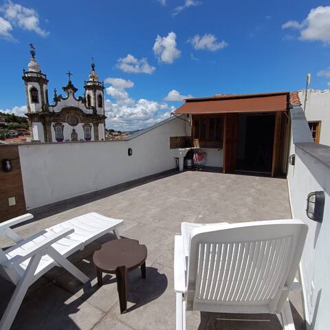 Terraço dos sinos - Centro de S. J. del-Rei