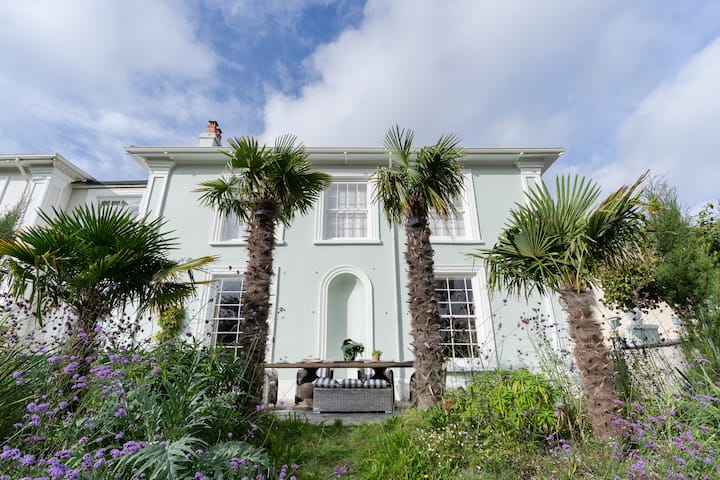 Roman-inspired Villa | Parking & Terrace | Truro - Perranporth Beach
