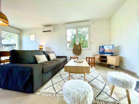 Airbnb performant: Villa Jan Lou, 300 m from the ocean and the center à Vendays Montalivet