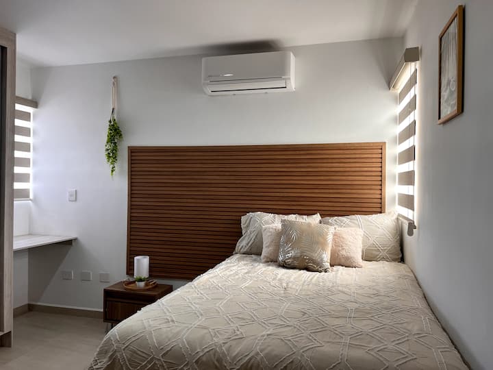 Chambre deux avec 2 lits doubles