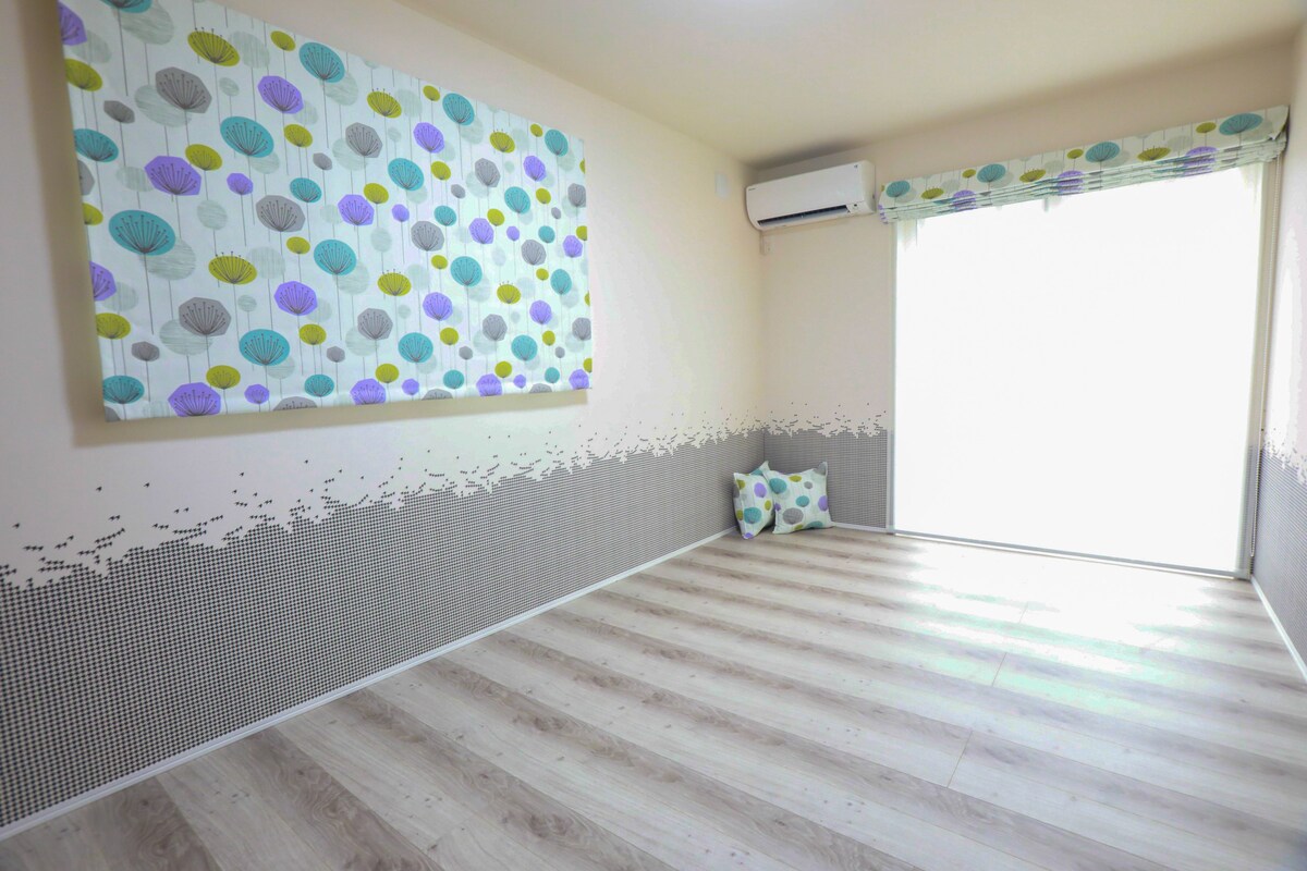 Spacious bedroom, comfortable for 4 people