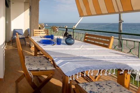 Terrace on the beach