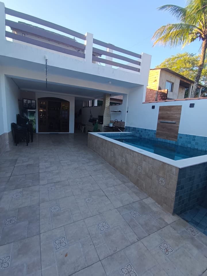 Linda Casa De Praia Em Massaguaçú - Caraguatatuba