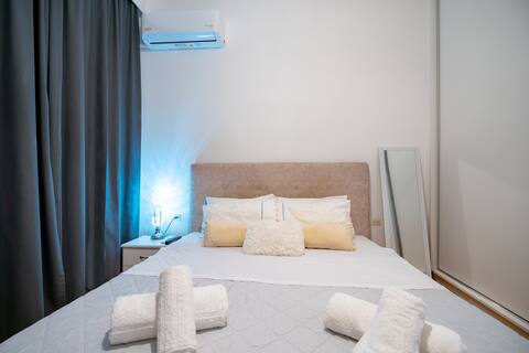 Neo Irakleio train st. 1 bedrm 4 pers. apartment