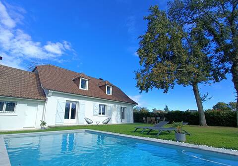 Family home with pool
