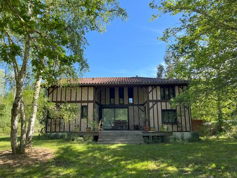 Architect's house in the Landes