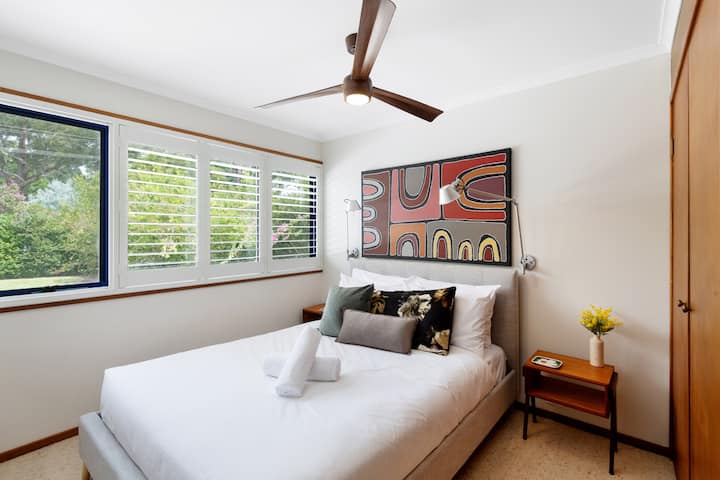 Every bedroom has a luxury mattress and linen - styled for comfort 