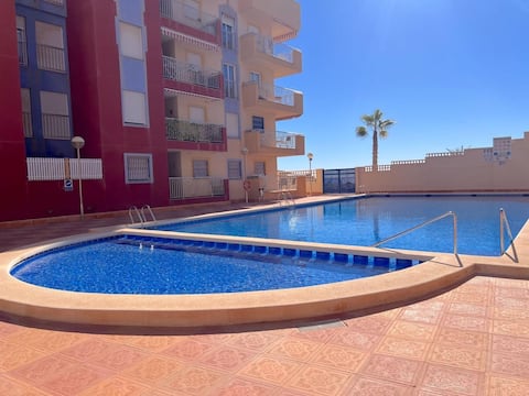 Apartment with views and a pool