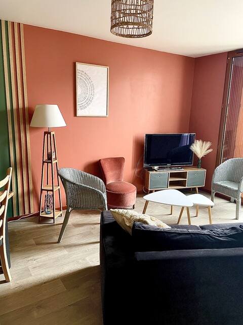 Spacious and peaceful apartment.