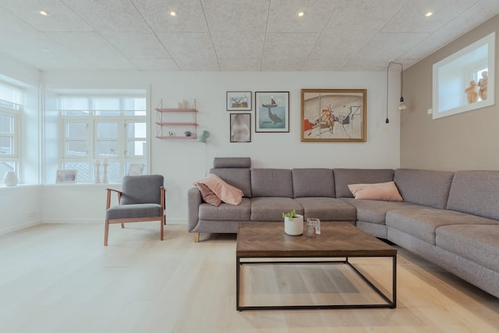 stylish cottage with a garden; hoyvík, streymoyar