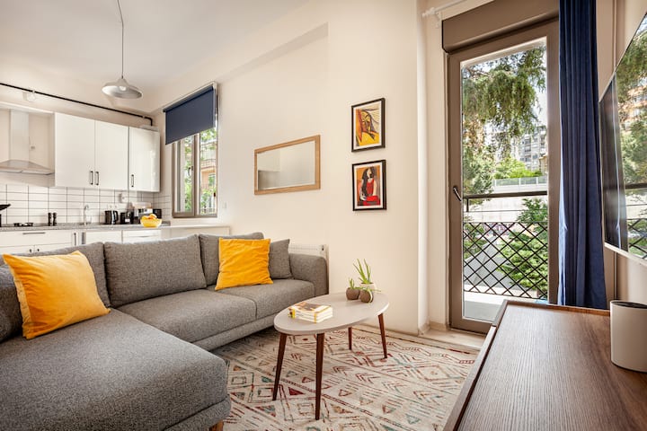 #1 Modern 1br W/ Balcony & Ac - Istanbul