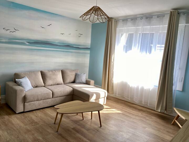 A 100m De La Plage, Appt Cosy, Netflix Et Wifi - Équihen-Plage