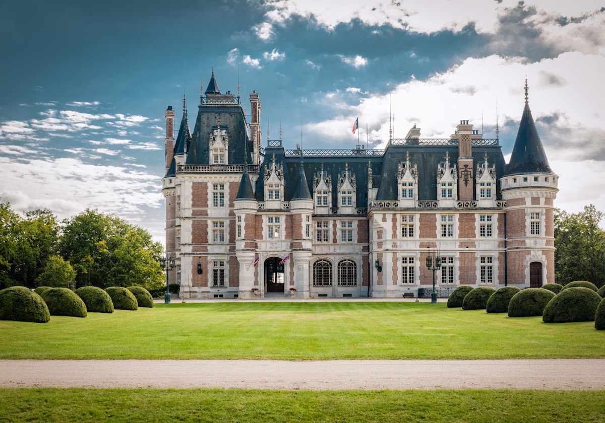 Chateau de la Triboulette Gothic Room. - Castles for Rent in Vouzeron ...