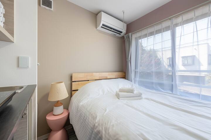 NEW/新築/2階/新宿/神楽坂/駅徒歩2分/2寝室/2バスルーム/2トイレ/最大4名/EV無し/A gallery image 3