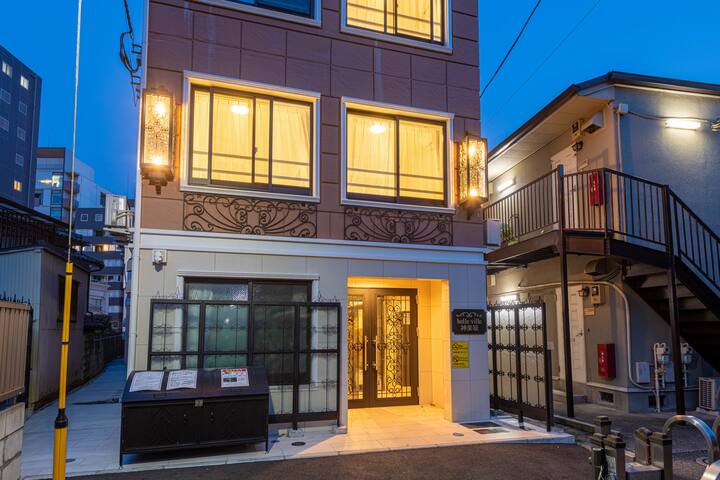 NEW/新築/2階/新宿/神楽坂/駅徒歩2分/2寝室/2バスルーム/2トイレ/最大4名/EV無し/A gallery image 4