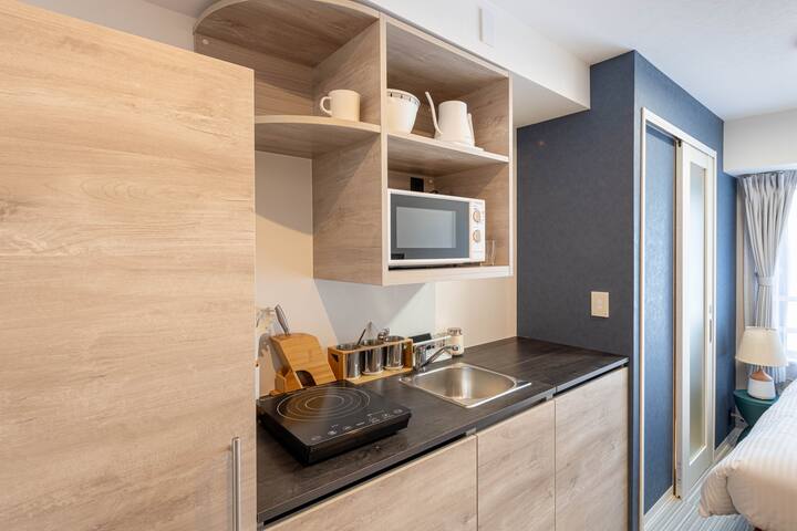 NEW/新築/2階/新宿/神楽坂/駅徒歩2分/2寝室/2バスルーム/2トイレ/最大3名/EV無し/B gallery image 5