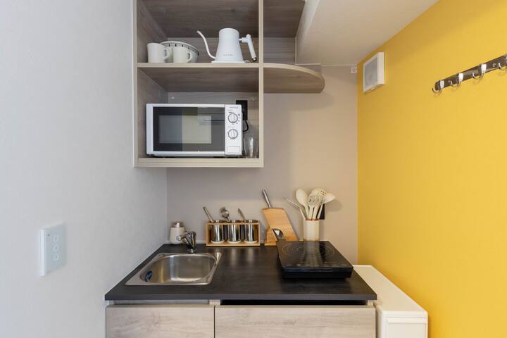 NEW/新築/2階/新宿/神楽坂/駅徒歩2分/2寝室/2バスルーム/2トイレ/最大4名/EV無し/C gallery image 5