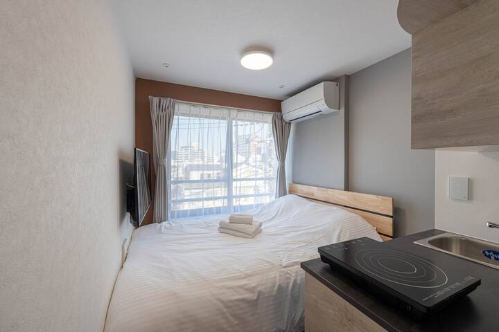 NEW/新築/4階/新宿/神楽坂/駅徒歩2分/2寝室/2バスルーム/2トイレ/最大5名/EV無し/E gallery image 4