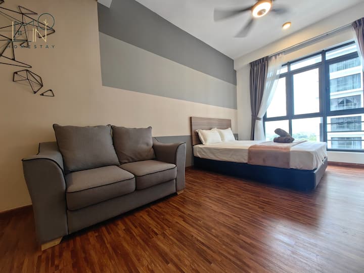 K Avenue Comfort Studio 4 Pax (5 Mins To Airport) - Kinarut
