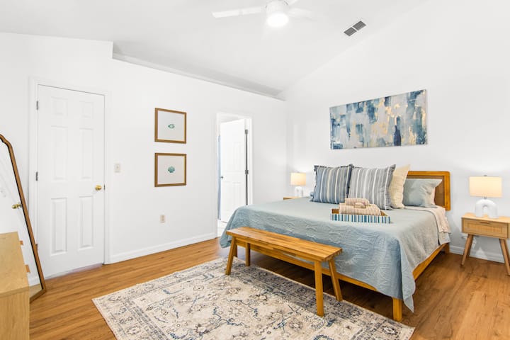 Dormitorio principal, cama tamaño king