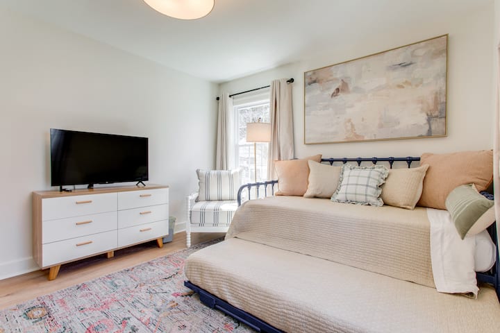 El tercer dormitorio tiene una cama nido (dos camas individuales).