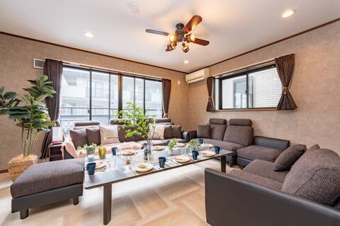 7-minute walk from Omiya Station/Entire house/Free parking/Saitama Super Arena about 2km/B019