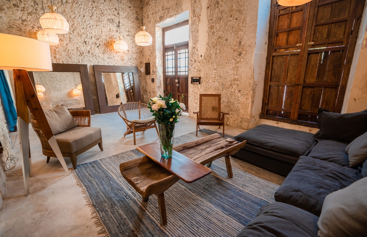 房源入口大厅的主要景观。