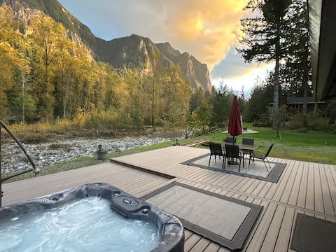 Sno Falls/Casino 2 Kg bds  HotTub  Mt./River 3BR