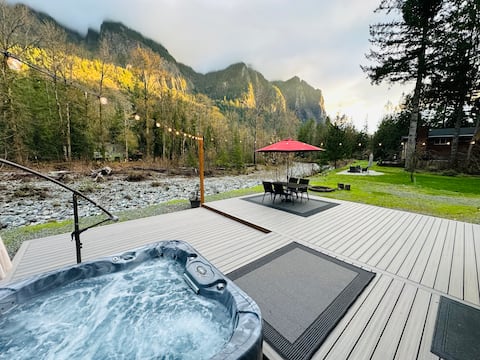 Sno Falls/Casino 2 Kg bds HotTub Mt./River 3BR