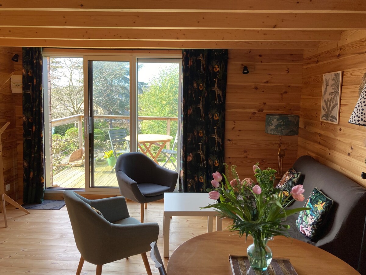 Airbnb performant: All-wood chalet in Erquy à Erquy