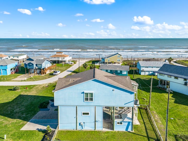 Steps To Bermuda Beach, Gulf Views, 2 King Suites - Jamaica Beach, TX