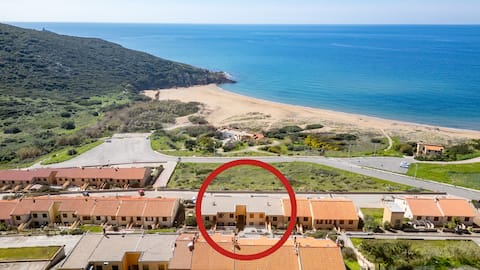 My retreat in front of the beach