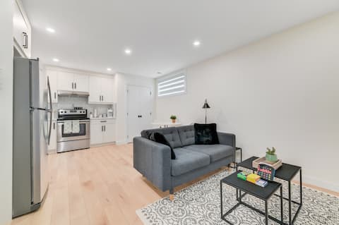 Top performing Airbnb: "Bliss" Brand New Private Basement Suite Calgary in Legacy