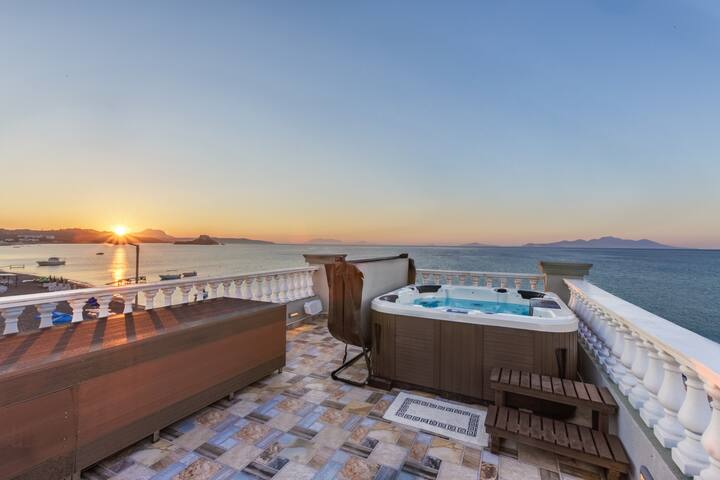 Beach Villa Valeria | Jacuzzi | BBQ
