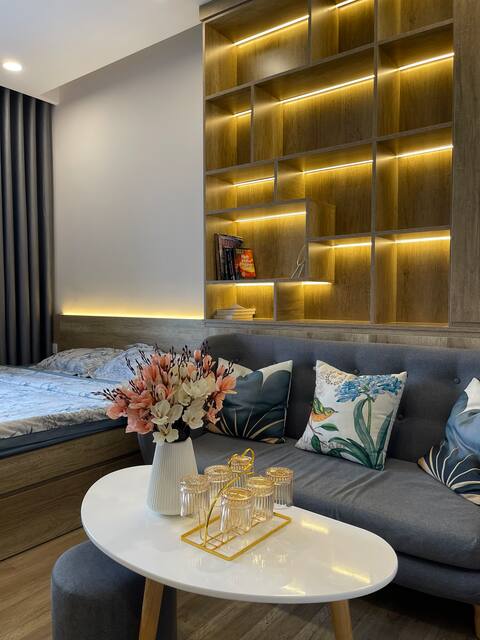 Fami homestay Ecopark- Studio view island villa