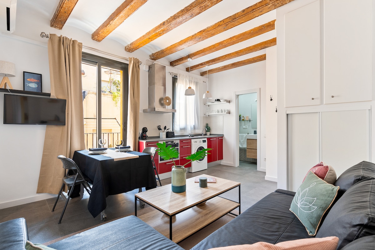 Popular Airbnb listing: Almirall Beach 51 in La Barceloneta