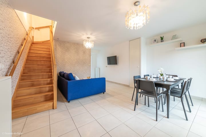 Disney à 10 Min: Maison Paisible 8p, Wifi, Parking - Disneyland París