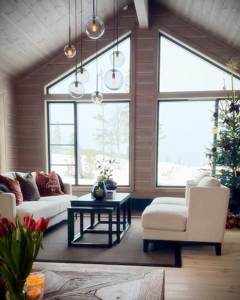 Top Airbnb: Modern cabin on Turufjell with 11 (12) beds in Buskerud