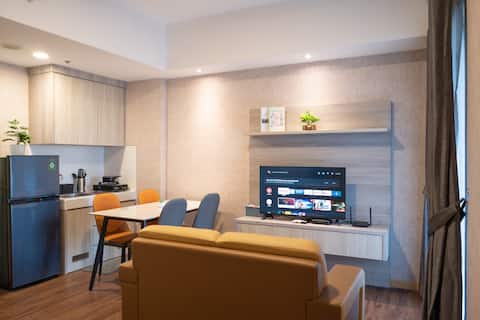 3BR Chic & Cozy Apartment @M-town Gading Serpong