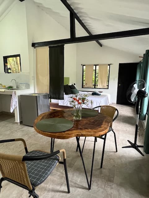 Sleep with a view of the river, near Tayrona Park.