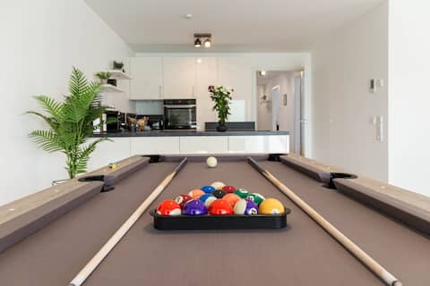 Happy Living – Lake Constance, billiards & balcony