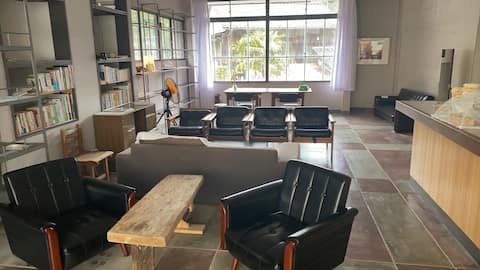 Adventure building in mountains