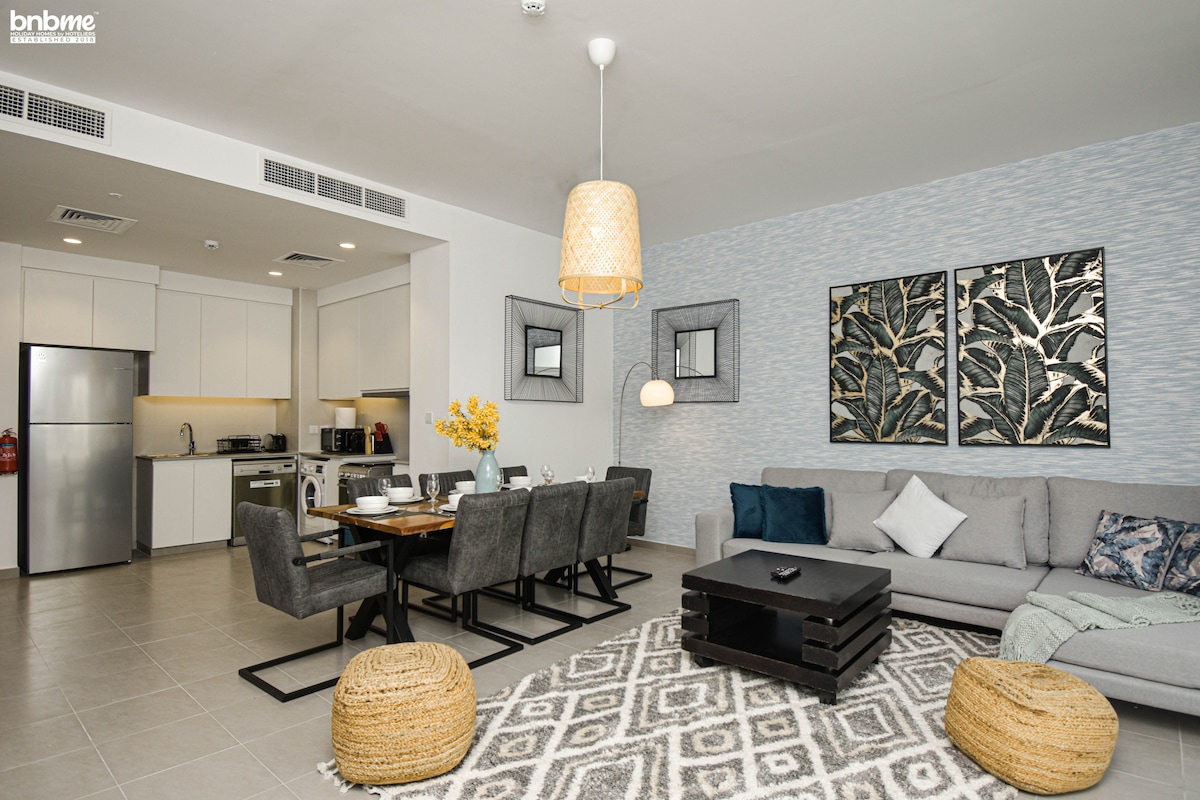 bnbmehomes | Elegant 3BR near Al Maktoum Airport