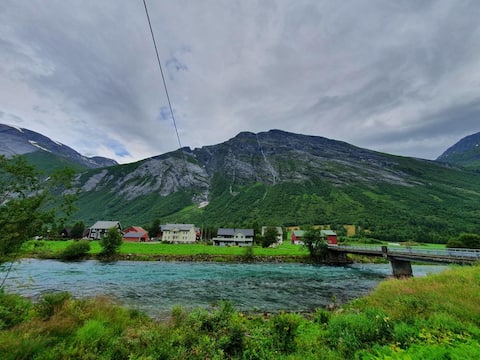 Large house in the beautiful valley Valldal